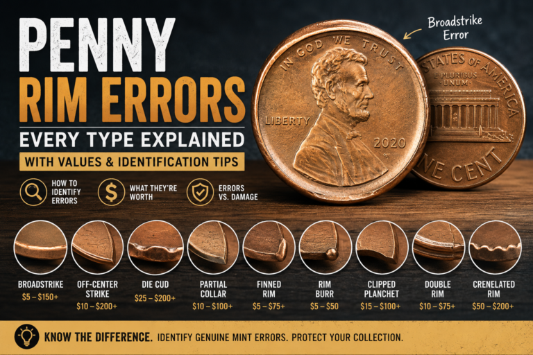 Penny Rim Errors: Every Type Explained (With Values and Identification Tips)