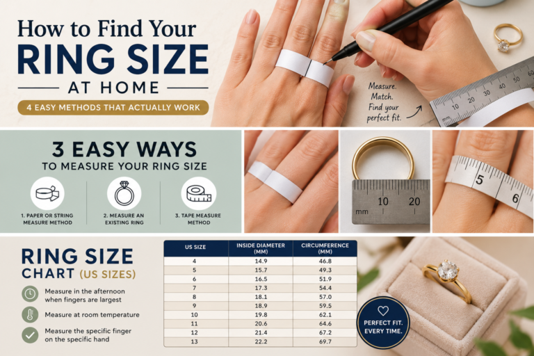 How to Find Your Ring Size at Home | 4 Easy Methods